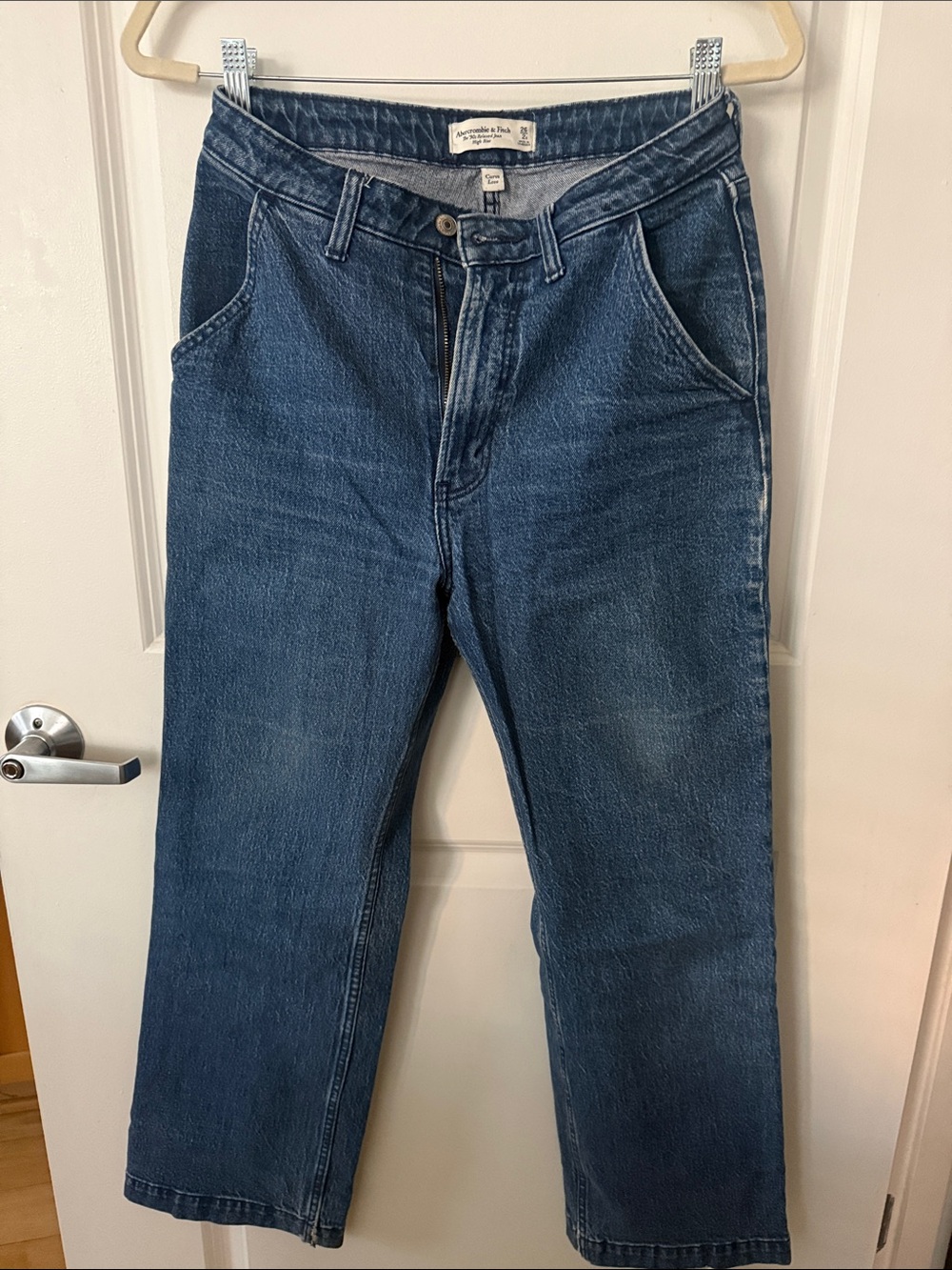 Abercrombie & Fitch Curve Love 90s relaxed high rise jeans 26